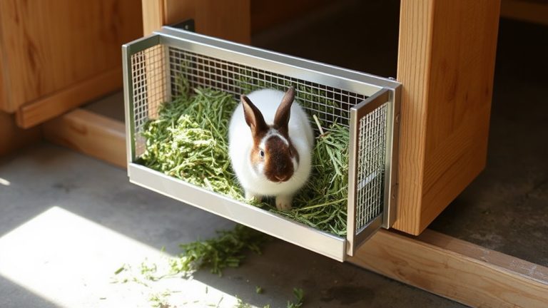rabbit hay feeders minimal mess