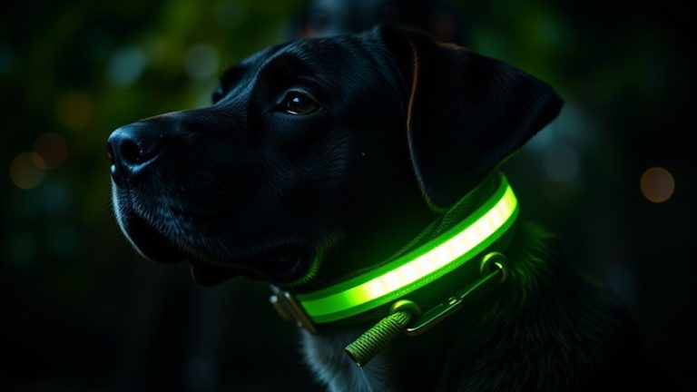 rechargeable light up dog collars