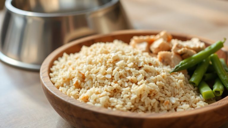 recommended brown rice for dogs