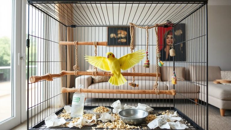 safe and happy cockatiel cages