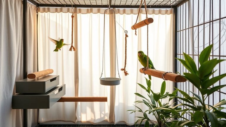 safe and happy parakeet cages
