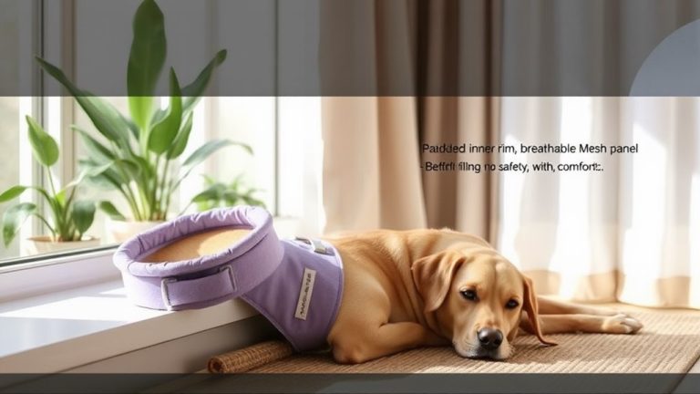 safe comfortable dog recovery collars