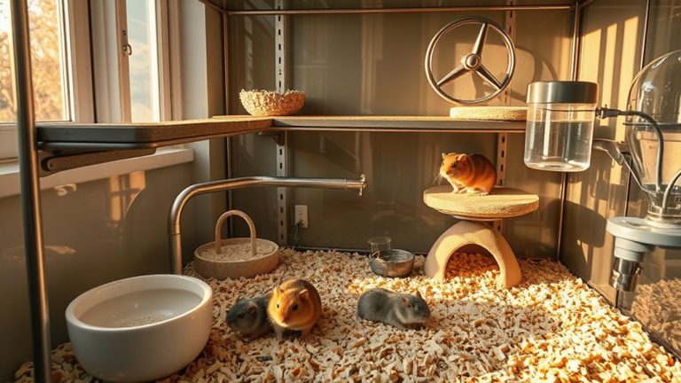 secure and happy gerbil cages