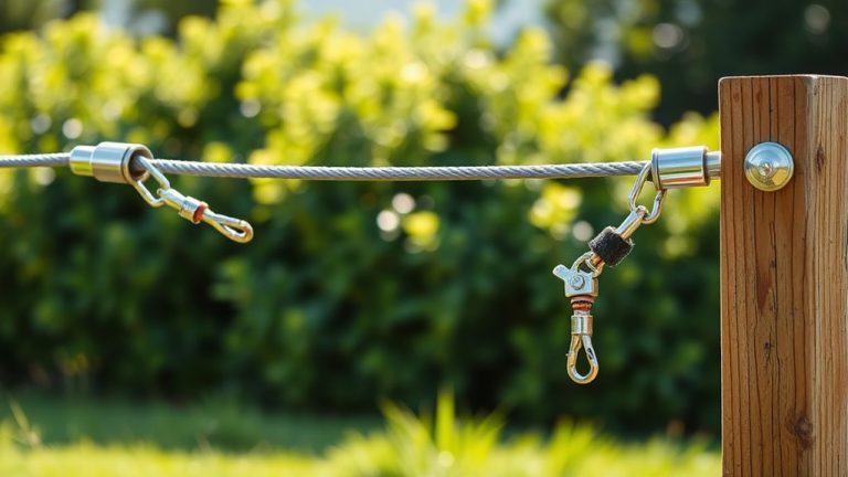 secure dog tie out