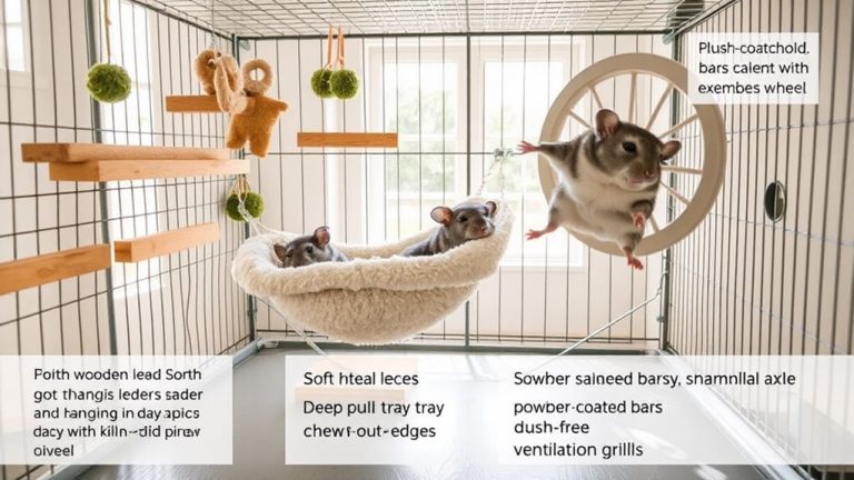 secure spacious chinchilla enclosures