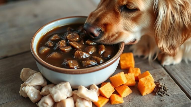 senior dogs wet food weight gain