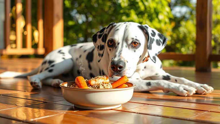 shiny coat dalmatian food