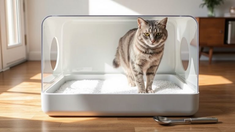 spacious easy clean litter boxes