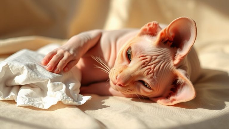sphynx cat wipes shine