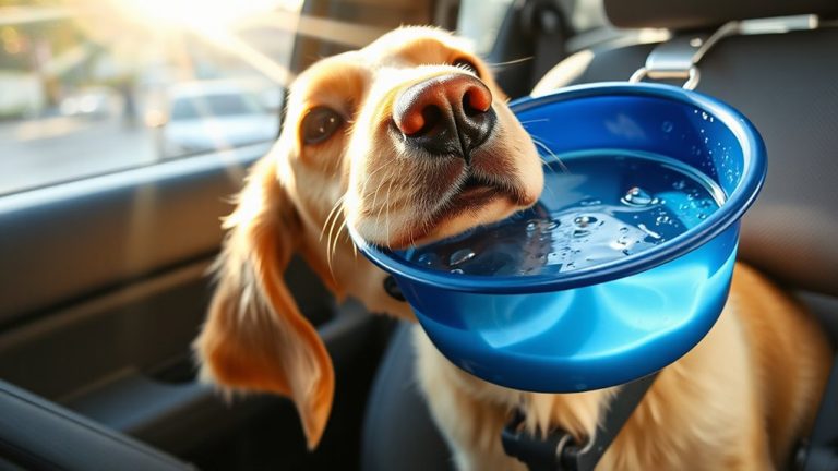 spill proof car water bowls