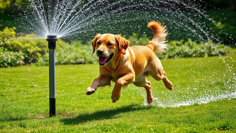 sprinklers for dogs on hot days