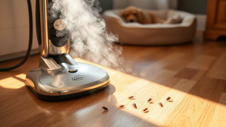 steam cleaners kill fleas
