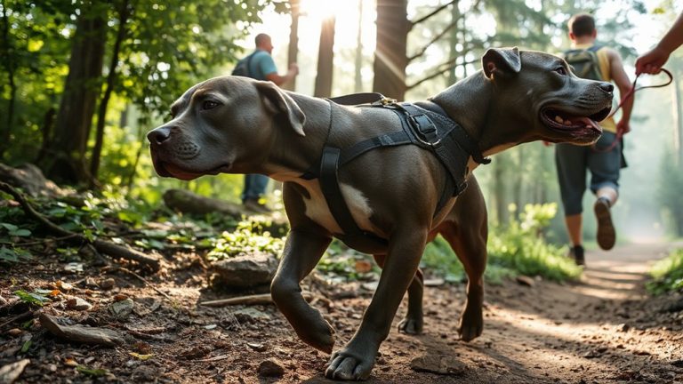 strong adventurous pitbull harnesses