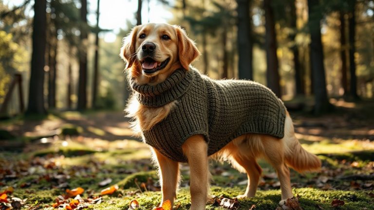 stylish and cozy dog clothes