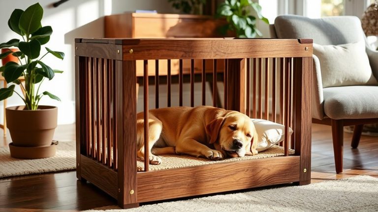 stylish comfortable wood dog crates