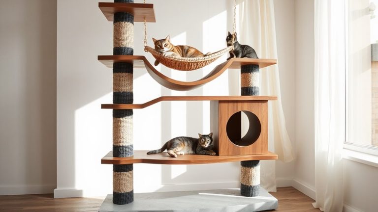 stylish modern cat trees