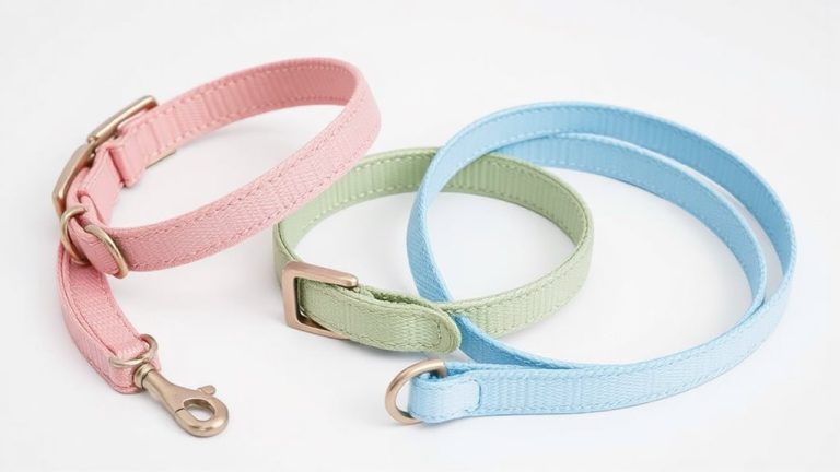 stylish safe puppy collars and leashes