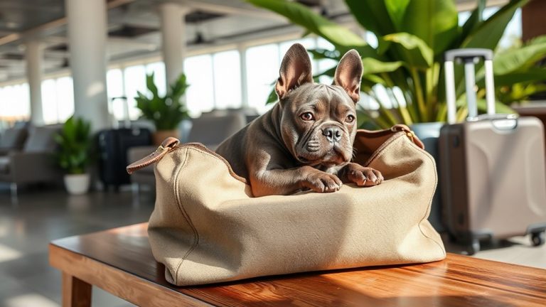 stylish travel carriers for french bulldogs