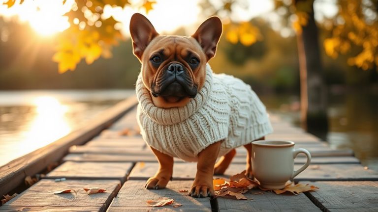 stylish warm sweaters for french bulldogs