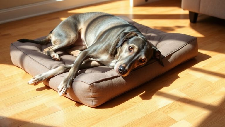 supportive beds for long legged greyhounds
