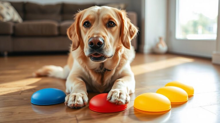 talking dog buttons chat