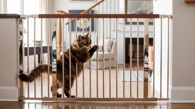 tall cat gates security