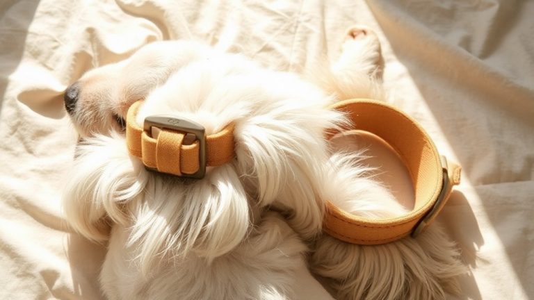 tangle free comfort collars for long haired dogs