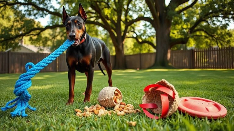 toys for doberman engagement
