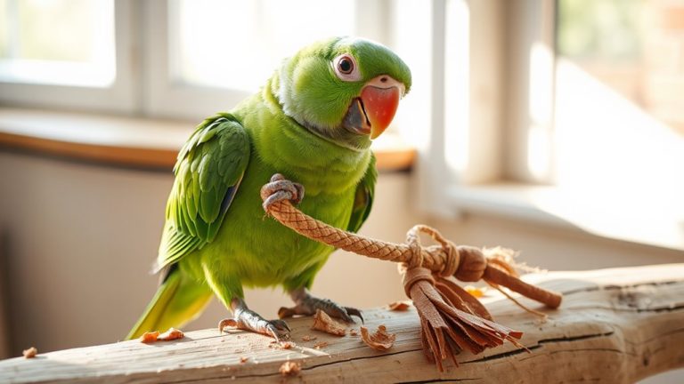 toys quaker parrots love