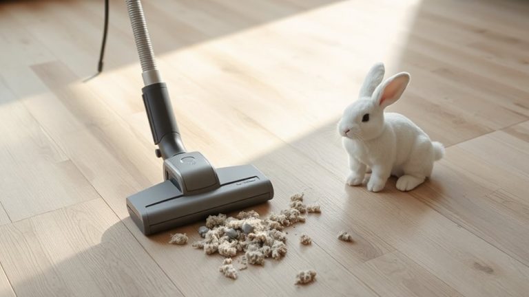 vacuums for rabbit poop cleanup