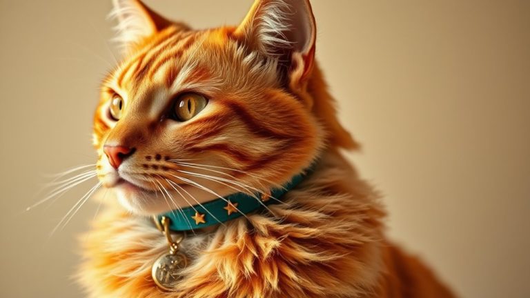 vibrant collars for orange cats