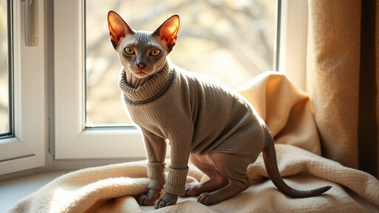 warm and stylish sphynx cat clothes