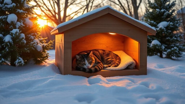 warm cozy heated houses